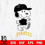 Pittsburgh Pirates Snoopy Baseball Svg Eps Dxf Png File, MLB File Cut,Digital Download,Instant Download,MLB Svg Files