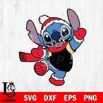 Pittsburgh Pirates Stitch Disney Christmas SVG DXF EPS PNG file, Cut file cricut, Instant Download