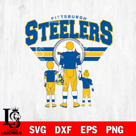 Best dad ever Pittsburgh Steelers SVG DXF EPS PNG FILE, File Cut, Digital Download,Instant Download, Silhouette, Cricut