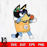 Pittsburgh Steelers Bandit Heeler Christmas Svg Eps Dxf Png File, Digital Download, Instant Download