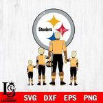 Pittsburgh Steelers Best Dad Ever , father day , DAD NFL Svg Eps Dxf Png File, Digital Download, Instant Download