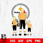 Pittsburgh Steelers Best Dad Ever , father day , DAD NFL 3 Svg Eps Dxf Png File, Digital Download, Instant Download