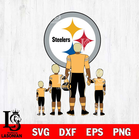 Pittsburgh Steelers Best Dad Ever , father day , DAD NFL Svg Eps Dxf Png File, Digital Download, Instant Download