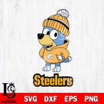 Pittsburgh Steelers Bluey Hoodie Sport Svg Eps Dxf Png File, Digital Download ,Instant Download, Cricut File