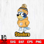 Pittsburgh Steelers Bluey Hoodie rugby Svg Eps Dxf Png File, Digital Download ,Instant Download, Cricut File
