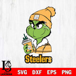 Pittsburgh Steelers Boujee Grinch Christmas Svg Eps Dxf Png File,Cricut svg files, Digital Download, Instant Download
