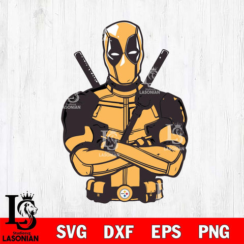 Pittsburgh Steelers Deadpool Svg Eps Dxf Png File, Digital Download, Instant Download