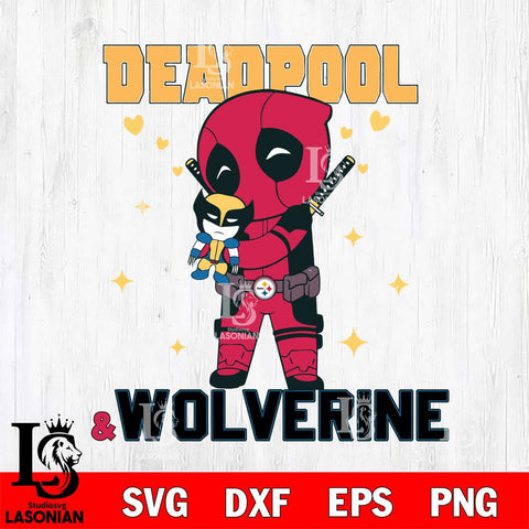 Pittsburgh Steelers Deadpool 5 Sport Svg Eps Dxf Png File, Digital Download, Instant Download