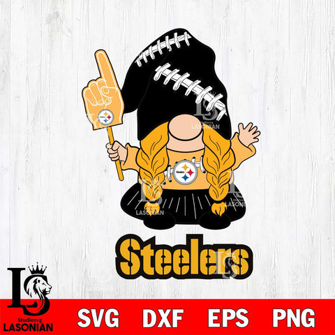 Pittsburgh Steelers Gnomes Fan Svg Eps Dxf Png File, Digital Download, Instant Download