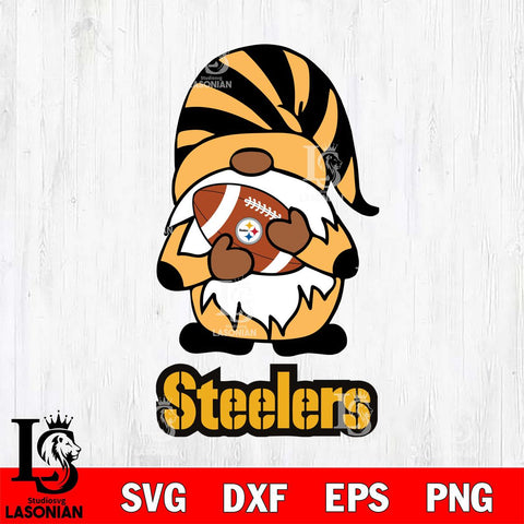 Pittsburgh Steelers Gnomes Football Svg Eps Dxf Png File, Digital Download, Instant Download