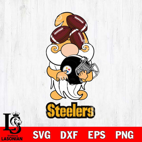 Pittsburgh Steelers Gnomes Helmet Svg Eps Dxf Png File, Digital Download, Instant Download