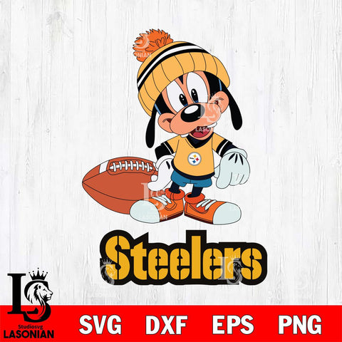 Pittsburgh Steelers Goofy Football SVG DXF EPS PNG FILE,NFL Cricut ,Football Digital Download,Instant Download, Silhouette