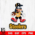 Pittsburgh Steelers Goofy Football Player SVG DXF EPS PNG FILE,NFL Cricut ,Football Digital Download,Instant Download, Silhouette