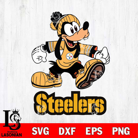 Pittsburgh Steelers Goofy Funny Cricut, NFL SVG DXF EPS PNG FILE, Digital Download,Instant Download, Silhouette