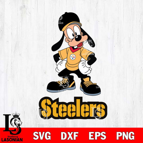 Pittsburgh Steelers Goofy Sport SVG DXF EPS PNG FILE,NFL Cricut ,Football Digital Download,Instant Download, Silhouette