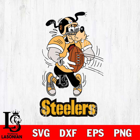 Pittsburgh Steelers Goofy Sport Football SVG DXF EPS PNG FILE,NFL Cricut ,Football Digital Download,Instant Download, Silhouette