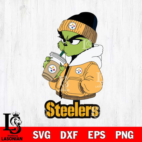 Pittsburgh Steelers Grinch Bougie Sport Svg Eps Dxf Png File, Digital Download, Instant Download