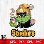 Pittsburgh Steelers Grinch Cofffe Hoodie Svg Eps Dxf Png File,Cricut svg files, Digital Download, Instant Download