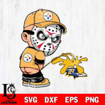 Pittsburgh Steelers Jason Voorhees Piss On Baltimore Ravens Svg Eps Dxf Png File, Digital Download, Instant Download