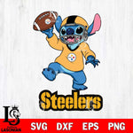 Pittsburgh Steelers Lilo and stitch Sport SVG DXF EPS PNG FILE, Stitch File Cut,NFL Digital Download,Instant Download, Silhouette