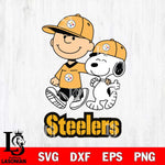 Pittsburgh Steelers Peanuts Snoopy Friends SVG DXF EPS PNG FILE,Snoopy File Cut, Nfl Digital Download,Instant Download, Silhouette