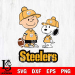 Pittsburgh Steelers Peanuts Snoopy Friends Football SVG DXF EPS PNG FILE,Snoopy File Cut, Nfl Digital Download,Instant Download, Silhouette