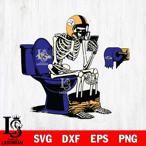 Pittsburgh Steelers Shit On Baltimore Ravens Svg Eps Dxf Png File, Digital Download, Instant Download