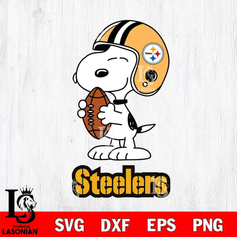 Pittsburgh Steelers Snoopy Rugby Svg Eps Dxf Png File, NFL svg , Digital Download , Instant Download, Cricut File