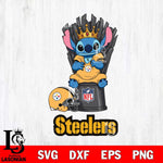 Pittsburgh Steelers Stitch King Football SVG DXF EPS PNG FILE, Stitch File Cut,NFL Digital Download,Instant Download, Silhouette
