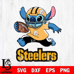 Pittsburgh Steelers Stitch Run Football SVG DXF EPS PNG FILE, Stitch File Cut,NFL Digital Download,Instant Download, Silhouette