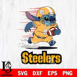 Pittsburgh Steelers Stitch Run Football SVG DXF EPS PNG FILE, NFL File Cut, Digital Download,Instant Download, Silhouette, Cricut