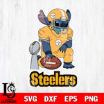 Pittsburgh Steelers Stitch Vince Lombardi Trophy SVG DXF EPS PNG FILE, NFL File Cut, Digital Download,Instant Download, Silhouette, Cricut
