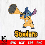 Pittsburgh Steelers Stitch vuvuzela SVG DXF EPS PNG FILE, NFL File Cut, Digital Download,Instant Download, Silhouette, Cricut