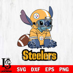 Pittsburgh Steelers Stitch with a football SVG DXF EPS PNG FILE, NFL File Cut, Digital Download,Instant Download, Silhouette, Cricut