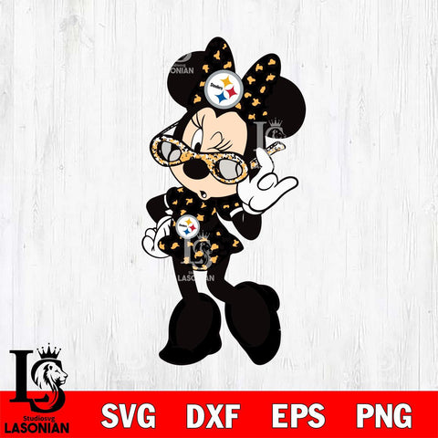 Pittsburgh Steelers mickey christmas 6 Svg Eps Dxf Png File, Digital Download, Instant Download