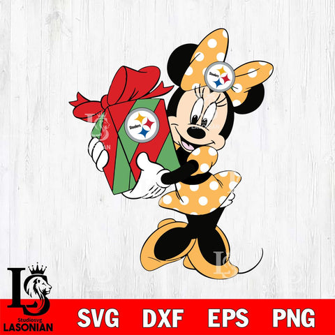 Pittsburgh Steelers mickey christmas 8 Svg Eps Dxf Png File, Digital Download, Instant Download