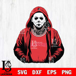 Portland Trail Blazers Michael Myers Horror basketball SVG DXF EPS PNG FILE, NBA File Cut,Halloween Digital Download,Instant Download, Silhouette