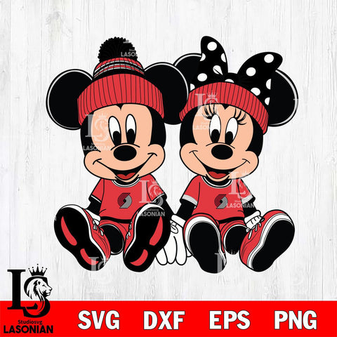 Portland Trail Blazers Mickey Minne 3 Nba Svg Eps Dxf Png File, NBA svg, Digital Download, Instant Download