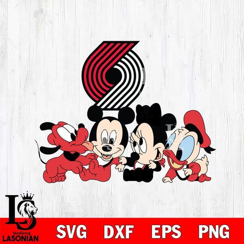 Portland Trail Blazers Mickey Minne 5 Nba Svg Eps Dxf Png File, NBA svg, Digital Download, Instant Download