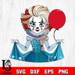 Princess Halloween 1 SVG DXF EPS PNG FILE, Halloween File Cut, Digital Download,Instant Download, Silhouette,Horror Cricut