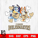 Purdue Boilermakers Bluey & Bingo 10 Svg Eps Dxf Png File, NCAA svg, Digital Download, Instant Download