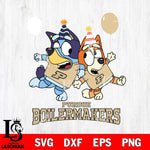 Purdue Boilermakers Bluey & Bingo 2 Svg Eps Dxf Png File, NCAA svg, Digital Download, Instant Download