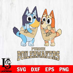 Purdue Boilermakers Bluey & Bingo 5 Svg Eps Dxf Png File, NCAA svg, Digital Download, Instant Download