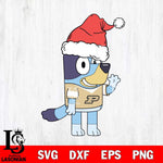 Purdue Boilermakers Bluey Christmas Svg Eps Dxf Png File, Digital Download, Instant Download