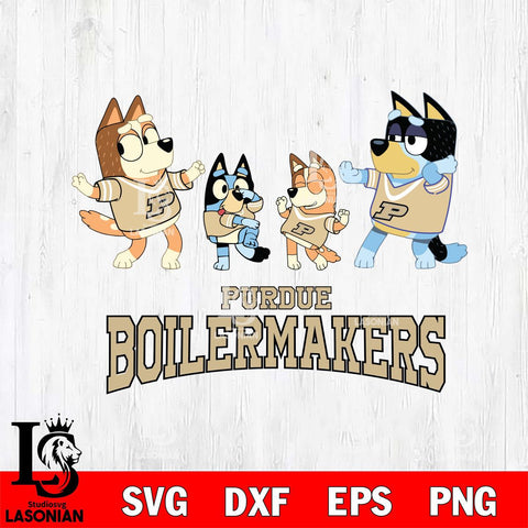 Purdue Boilermakers Bluey Dance Squats Svg Eps Dxf Png File, Digital Download, Instant Download