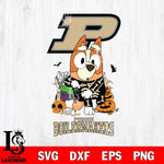 Purdue Boilermakers Bluey Halloween NCAA Svg Eps Dxf Png File, Digital Download, Instant Download