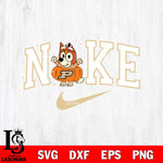 Purdue Boilermakers Bluey Halloween Nike NCAA Svg Eps Dxf Png File, Digital Download, Instant Download