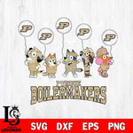 Purdue Boilermakers Bluey Halloween Spooky Svg Eps Dxf Png File, Digital Download, Instant Download