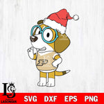 Purdue Boilermakers Bluey Honey Christmas Svg Eps Dxf Png File, Digital Download, Instant Download