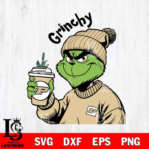 Purdue Boilermakers Boujee Grinch 10 Svg Eps Dxf Png File, Digital Download, Instant Download